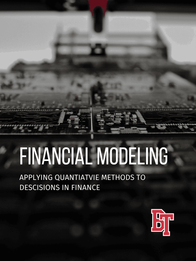 Financial Modeling Textbook