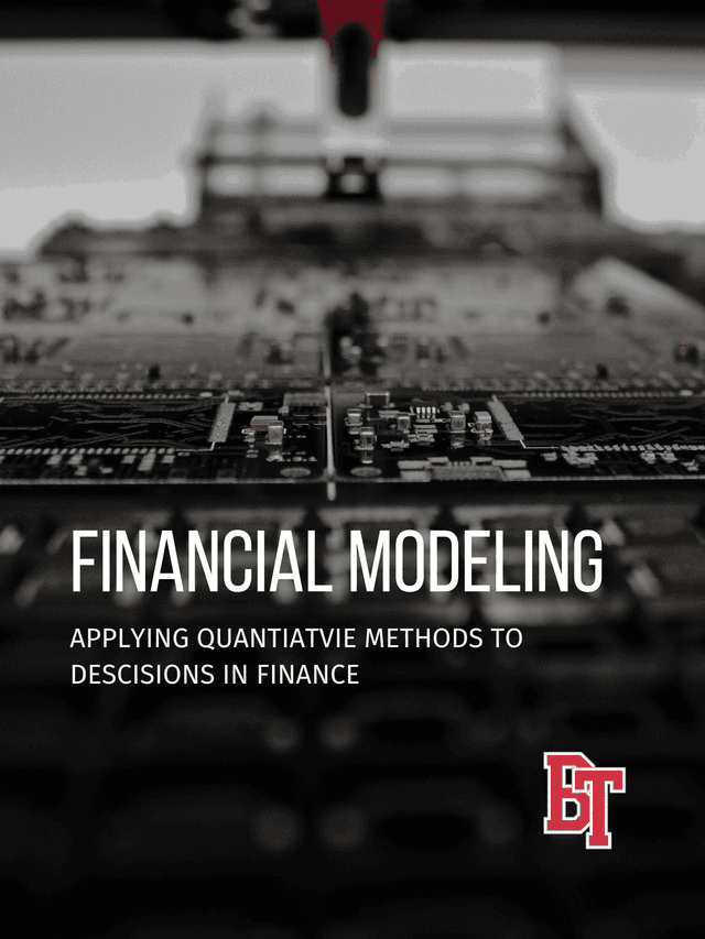 Financial Modeling textbook cover