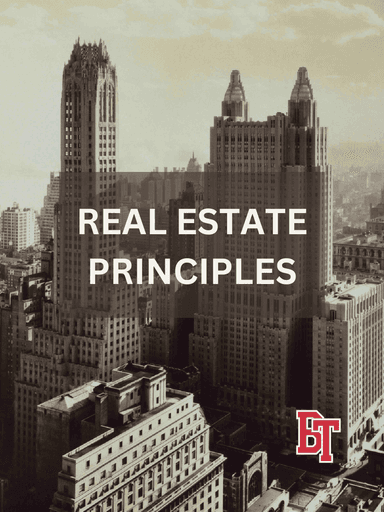 Real Estate Principles textbook cover