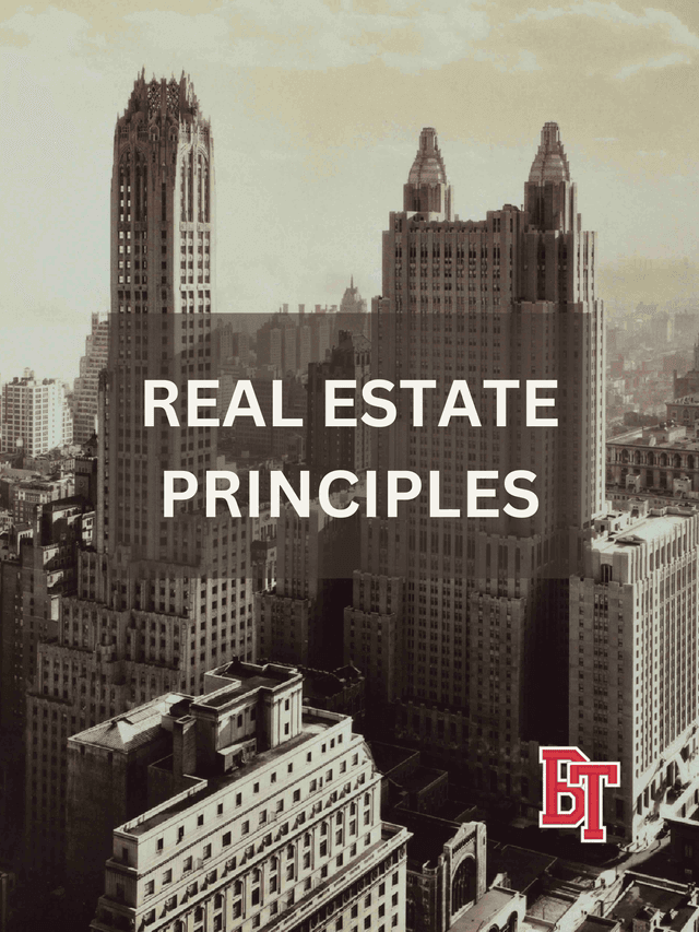 Real Estate Principles textbook cover