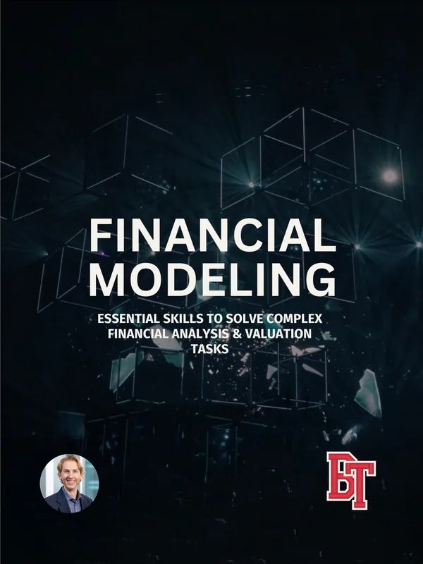 Cover of Jeff Robert’s Financial Modeling course, with his photo