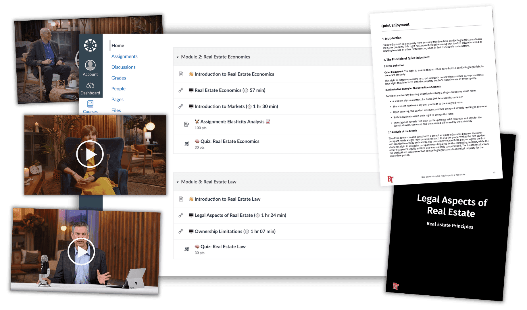 Everything students need, inside your LMS