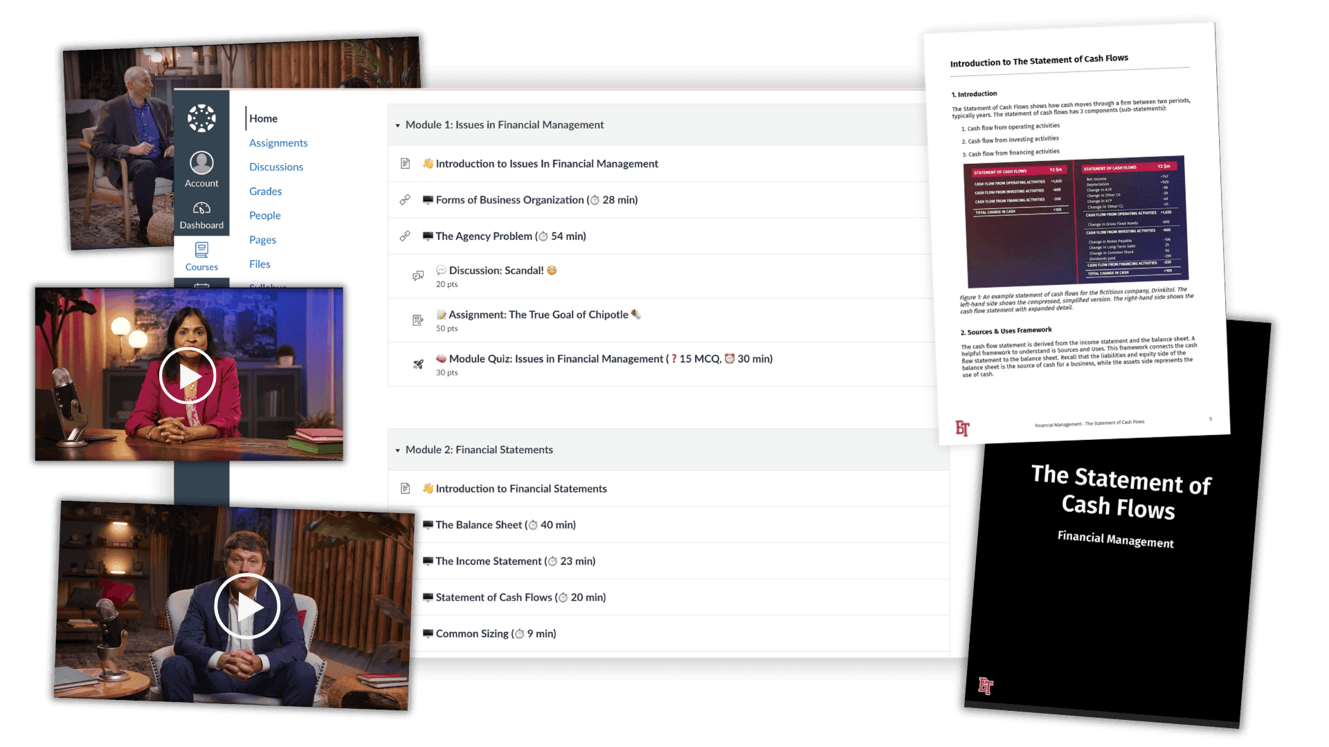 Everything students need, inside your LMS